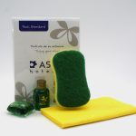 Pack cocina-limpieza con estropajo y jabón lavavajillas